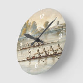 トップローイング ラウンド壁時計 (傾斜)