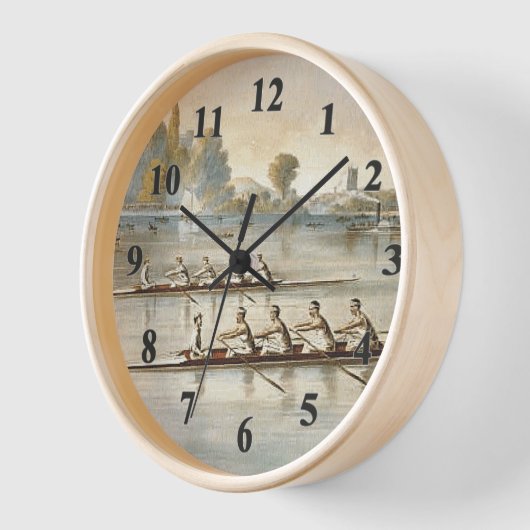 トップローイング 壁時計 (傾斜)