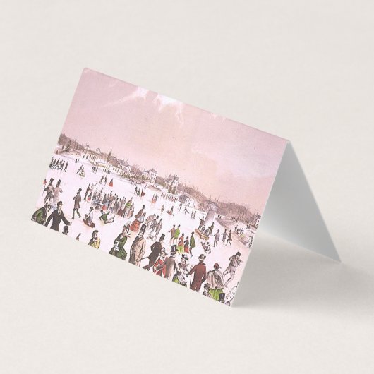 トップワンビューティフルスケート 名刺 (裏面)