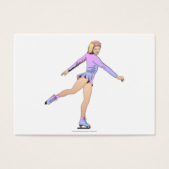 トップ姿スケートで滑るガール (正面)