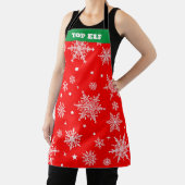 "トップ小妖精や小人"クリスマスホリデーエプロン エプロン (インサイチュ)