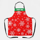 "トップ小妖精や小人"クリスマスホリデーエプロン エプロン (正面)