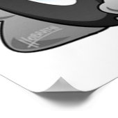 トップ燃料ドラグスター漫画 ポスター (角)