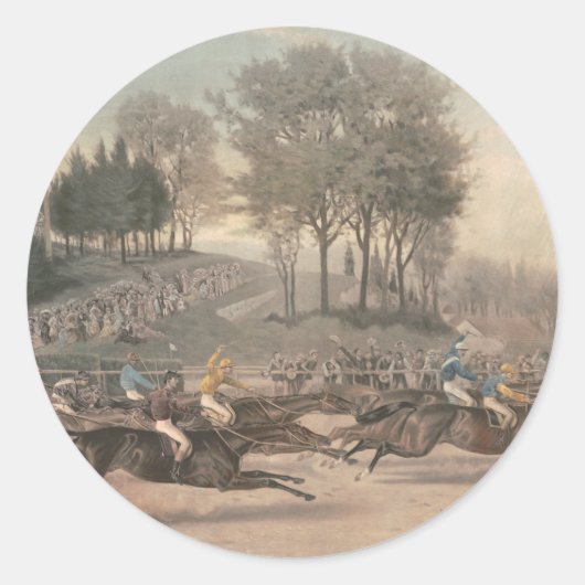 トップ競馬ファン ラウンドシール (正面)