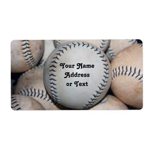 トップ野球 ラベル (正面)