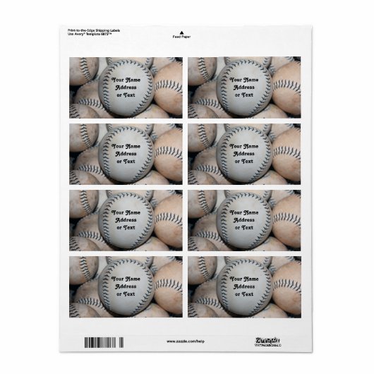 トップ野球 ラベル (フルシート)