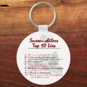 トップ10オンブラック – png キーホルダー (正面)