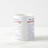 トップ10シンボルや象徴あなたは正統派クリスチャン・マグカップ コーヒーマグカップ (中央)