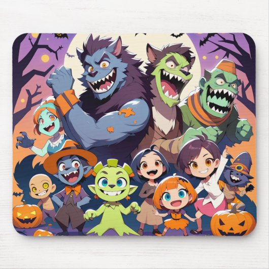 トップ10ハロウィーンマウスパッド マウスパッド (正面)