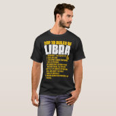 トップ10ルールライブラリ占星術誕生日1 Tシャツ (正面フル)