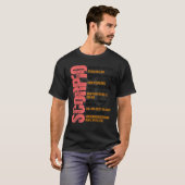トップ10ルール蠍座誕生日蠍座ホロスコップ Tシャツ (正面フル)