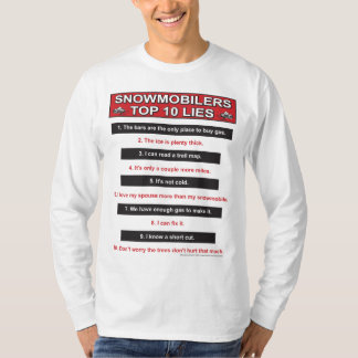 トップ10嘘 – 大 – 赤 Tシャツ