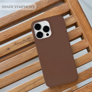 トップ25のエスプレッソブラウン1無地のの茶色の色合い Case-Mate iPhone 14 PRO MAXケース