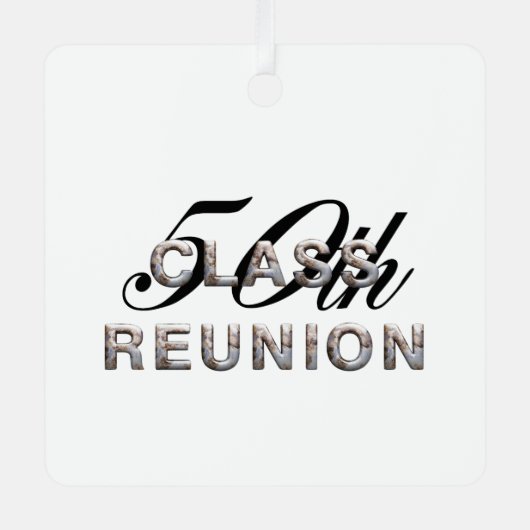 トップ50クラス懇親会メタルオーナメント メタルオーナメント (正面)