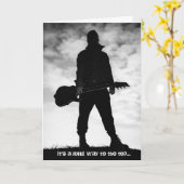 トップ·ギタリストの誕生日カードへ カード (黄色い花)