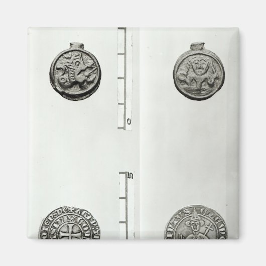 トップ:レメースのユーリッシュ・コイン マグネット (正面)