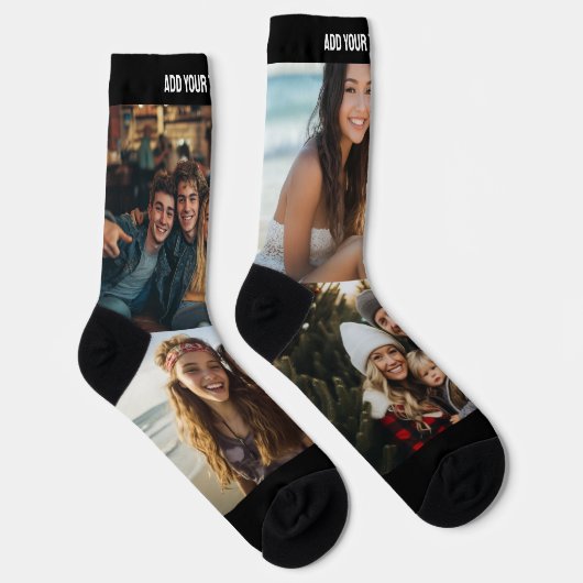 トップSにカスタム文字を付けたフォトコラージュを作成 ソックス (右)