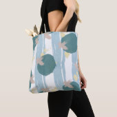 トッモダントバッグXとOのブラシストローク トートバッグ (クローズアップ)