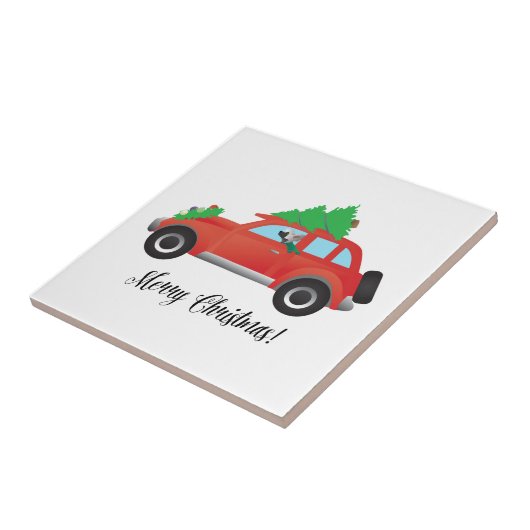 トッ中国のキ付き乗用車 タイル (側面)