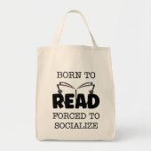 トッ生まれト読バの付け合いを強いられる トートバッグ (正面)