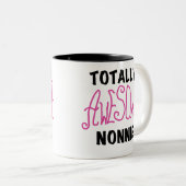 トッ素晴らしトニーピンクTシャツ&ギフト ツートーンマグカップ (正面右)