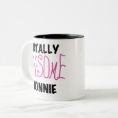 トッ素晴らしトニーピンクTシャツ&ギフト ツートーンマグカップ (正面左)