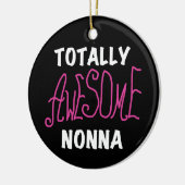 トッ素晴らしトノーナピンクTシャツとギフト セラミックオーナメント (左)