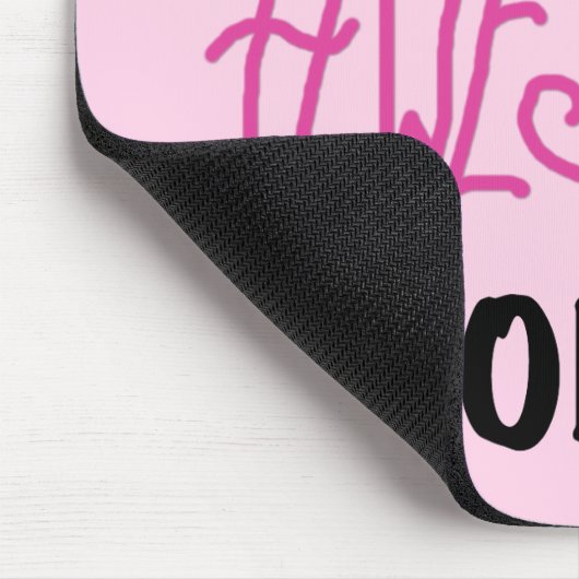 トッ素晴らしトノーナピンクTシャツとギフト マウスパッド (コーナー)