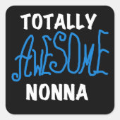 トッ素晴らしトノーナブルーTシャツ&ギフト スクエアシール (正面)