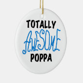 トッ素晴らしトリーポッパTシャツとギフト セラミックオーナメント (右)