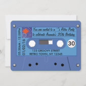 トッ素晴らしトレトロ誕生会パーソナライズされた 招待状 (正面)