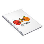 トティフルーティおもしろいフルーツミュージシャンプリン ノートブック (右側)