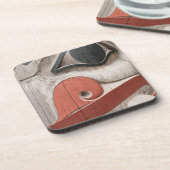 トテムポールアット拝田伝統センターミュージアム コースター (左側)