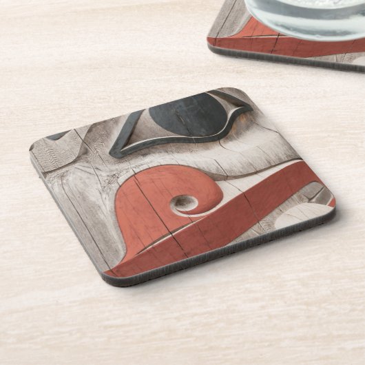 トテムポールアット拝田伝統センターミュージアム コースター (左側)