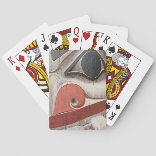 トテムポールアット拝田伝統センターミュージアム トランプ (裏面)