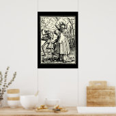 トテンタンツ、マカーブルのダンス（ホルベイン） ポスター (キッチン)