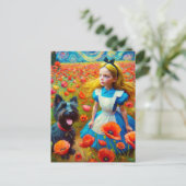 トト・ドッグとの星空の夜のアリス ポストカード (スタンド正面)