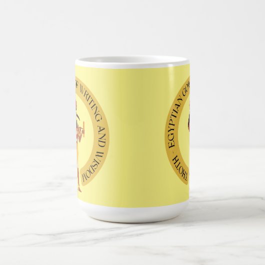 トト:知恵と知恵のエジプトの神書。 コーヒーマグカップ (中央)