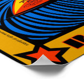 トドスサントスサーフィンバハメキシコ ポスター (角)