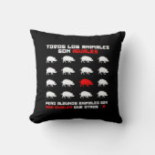 トドス・ロス・アニマル・ソン・イグアレス2 クッション (正面)