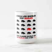 トドス・ロス・アニマル・ソン・イグアレス2 コーヒーマグカップ (中央)