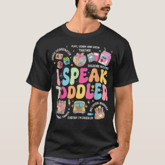 トドラーと会話する先生のバック・トゥ・スクール Tシャツ