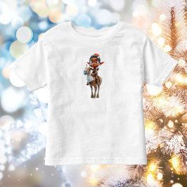 トドラーズティー小妖精や小人トダンダーライダークリスマスクリスマスツリー トドラーTシャツ