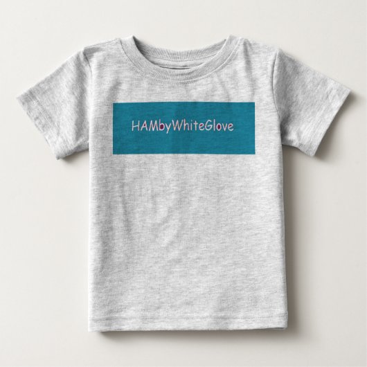 トドラーハムビーホワイトグローブフリーススウェットシャツ ベビーTシャツ (正面)