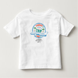 トドラーファミリーバケーションビーチサマーカスタム トドラーTシャツ