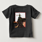 トドラーフード付きスウェットシャツ ベビーTシャツ (裏面)