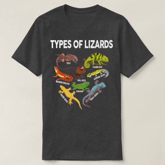 トドラー少年のためのトカゲのトカゲのタイプ Tシャツ (デザイン正面)