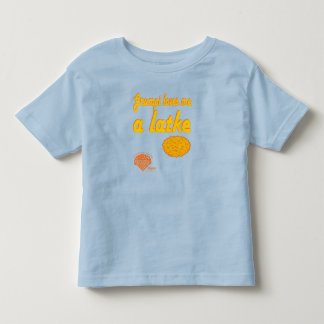 トドラー用ハヌカシャツ - "おこりんぼのくせに私のことが好きなのね..." トドラーTシャツ