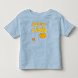 トドラー用ハヌカTシャツ - "バブーがラトケ好きなのよ" トドラーTシャツ