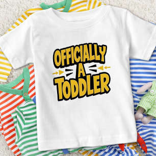 「トドラー認定」1歳の誕生日 ベビーTシャツ